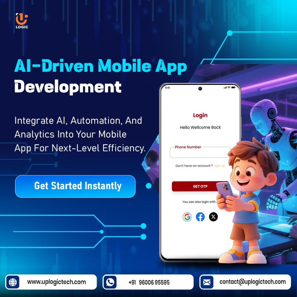 Uplogictech's tweet image. Need an app that takes your business to the next level? Our AI-driven mobile app development boosts performance with automation and analytics.
Visit us: uplogictech.com/mobile-app-dev…

#AiPoweredMobileApp #MobileAppDevelopment #MobileAppDevelopmentCompany #AndroidApp #OnDemandApp