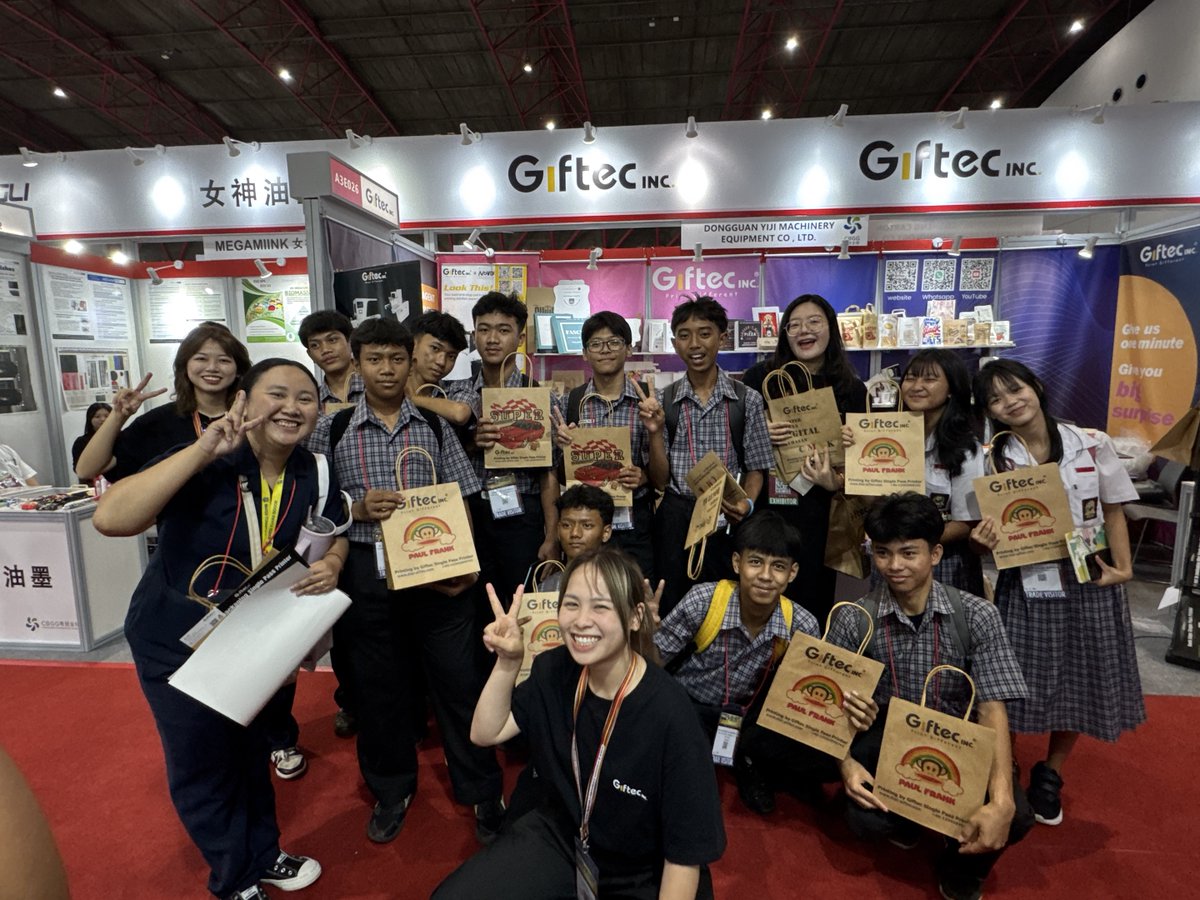 Giftec279058's tweet image. Indonesia ALL PRINT &amp;amp; INTER CORRUGATED 2025 continues!🎉

The event was packed, and we could see everyone&apos;s enthusiasm for the latest Single Pass packaging digital printing technology!💯

We warmly welcome everyone to visit the Giftec booths: A3E026+A3E028 

#singlepassprinter