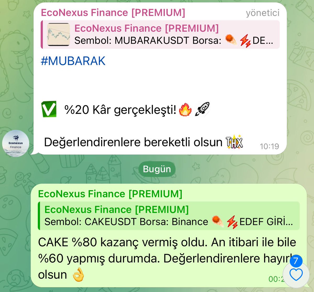 Her ortamda kazandırmaya devam ediyoruz. 🦾 %80 kazanç %20 kazanç vb onlarca gerçek işlemler. Hemde spot piyasada. Hile yok, yalan dolan yok. 👇
econexusfinance.com 
sitemizde Trade eden veya yatırım yapanlara yardımcı olması adına Mükemmel içerikler sunuyoruz.+++