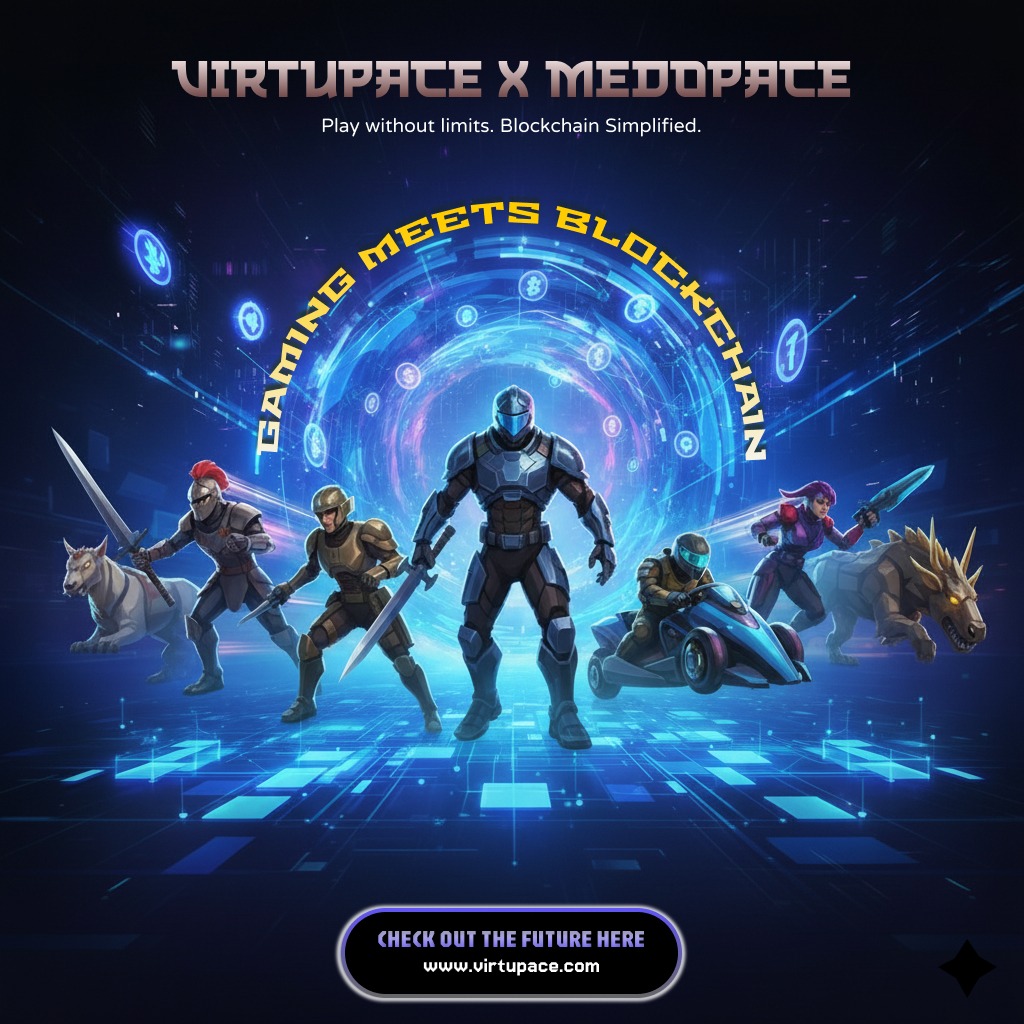 Virtupace_'s tweet photo. Gamers wanted innovation.
We brought the blockchain. 💥
🎮 VirtuPace + MeDoPace Coin = Seamless. Immersive. Infinite.
👉 https://t.co/4KK7jpAjru
#GameFi #VirtuPace #Web3Gaming https://t.co/TFG4LjIq3V