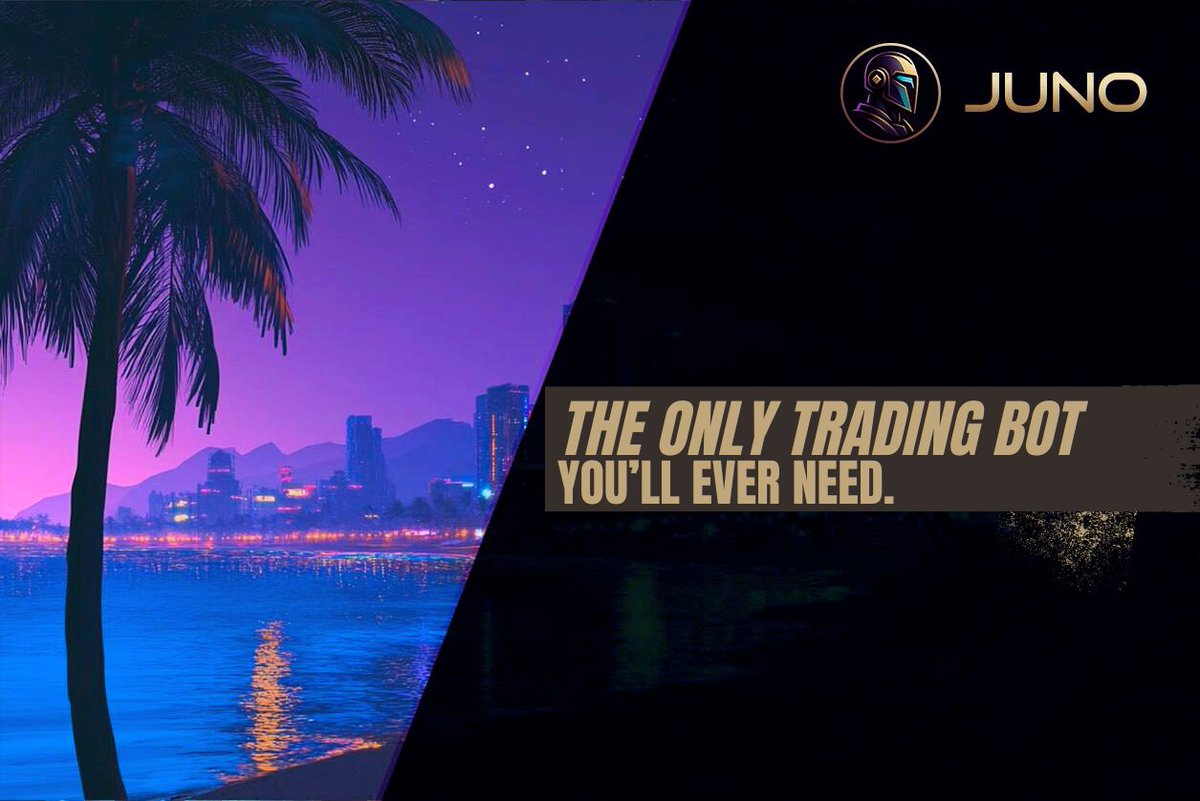 🤖 The future of trading is here.

✅Sniping Bot 
✅RugScanner
✅Automated Limit Buy/Sell Orders

⚡Get started now: t.me/Juno_TradingBot