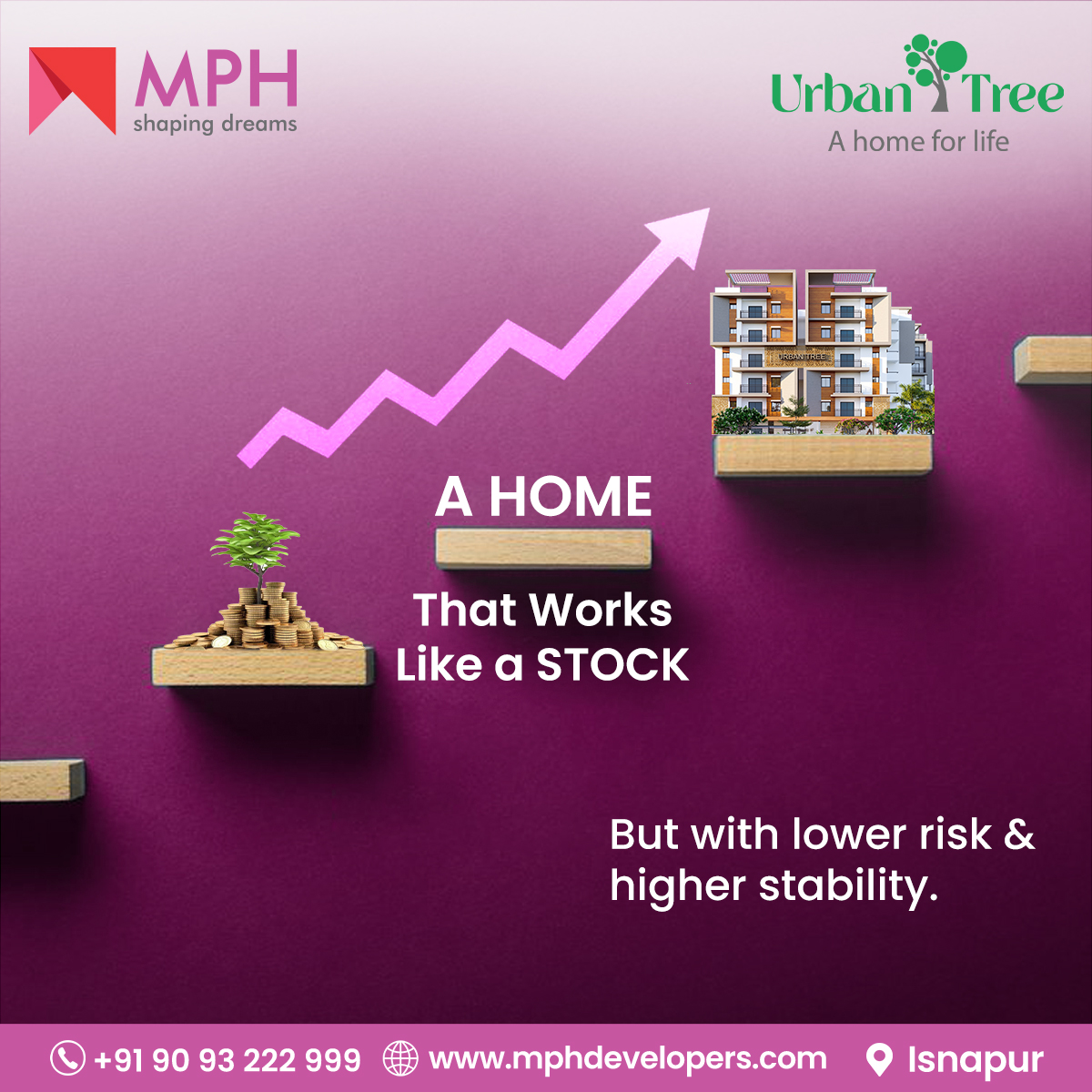 developers_mph's tweet image. A home that doesn’t just shelter — it grows in value!
Invest in an Urban Tree home that works like a stock.
Smart living meets smart investing.
Build your wealth while you live your dream

Call: +91 909 322 2999
Visit: mphdevelopers.com

#MPHHomes #UrbanTreeHomes #UrbanTree