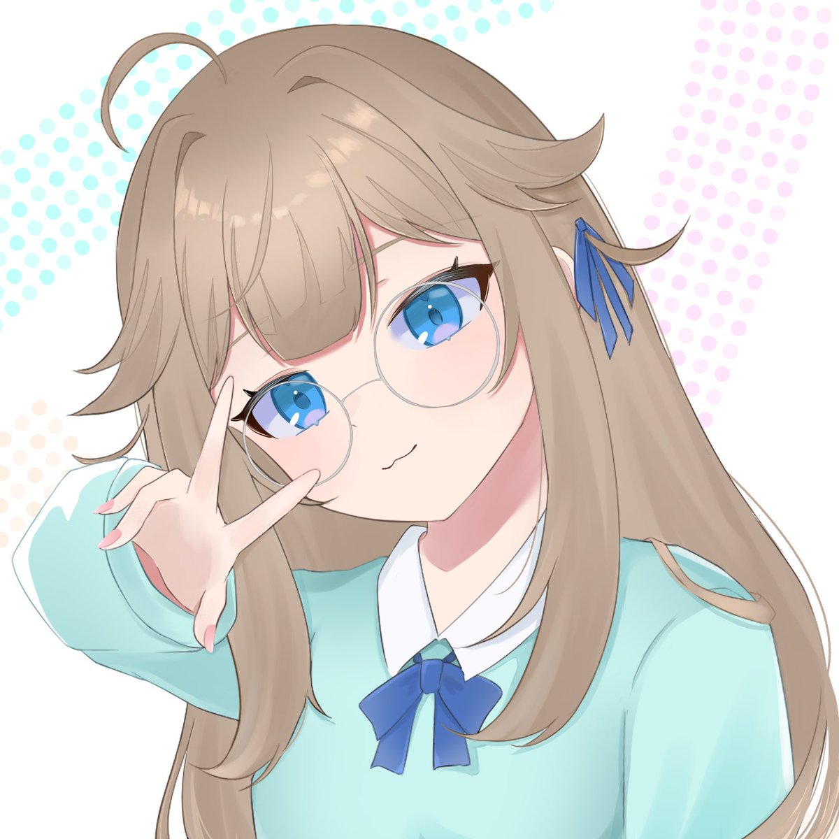 真昼ちゃん描いた！！

とても顔が可愛くかけてめちゃHappy🥳

メガネかけさせた方が個人的に映えて好きだったので描いちゃった( ˶ ̇ᵕ​ ̇˶)
あと顔面ドアップが超絶可愛いのでせび1度拡大して見てみてね👍
 #mapirune