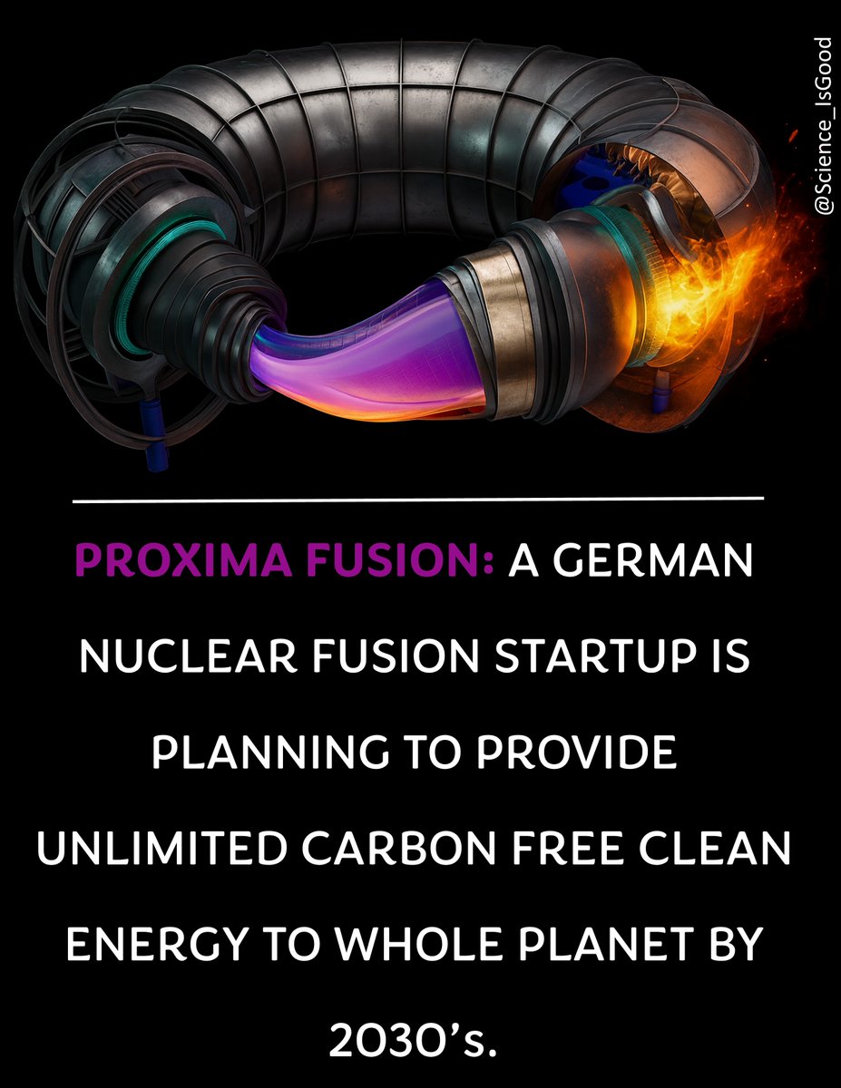 geneXplain's tweet image. Unlike fission reactors that split atoms, fusion merges them, offering power without long-lived radioactive waste or the risk of meltdown. Proxima Fusion and its partners published the Stellaris design as a roadmap to deliver fusion energy by the 2030s.
#FusionEnergy #CleanPower