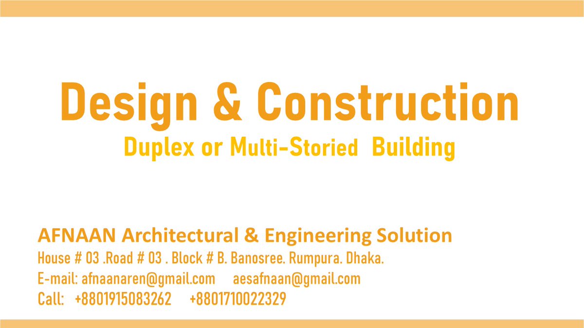 engr_enam's tweet image. Building  Design &amp;amp; Construction ( Home . Corporate Office . Factory . Restaurant . School )
Hotline : +8801710022329 E-mail: afnaanaren@gmail.com
Dhaka-1219. Bangladesh
