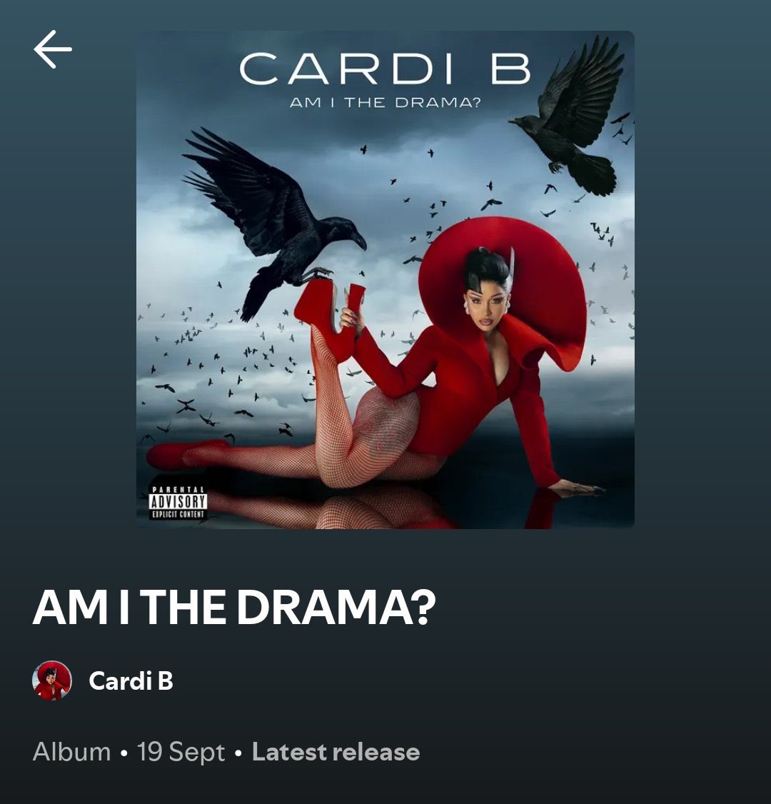 LittleMrDRAMA's tweet image. 1 album, 24 tracks, no skips