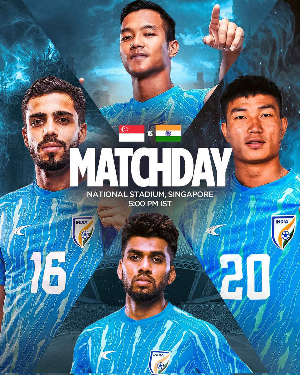 MumbaiCityFC's tweet image. 𝗠𝗔𝗧𝗖𝗛𝗗𝗔𝗬 

The #BlueTigers will be in action later today for an important clash in Singapore 💪

Good luck, boys 🩵

#BackTheBlue #AamchiCity 🔵