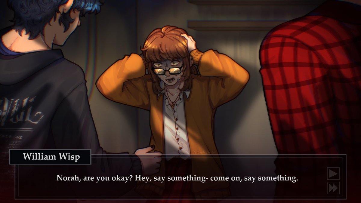 Delphi1nium_'s tweet image. UPP spoilers kinda maybe probably…
I wanted to make the drawing look like a visual novel B-)))
•
•
•
•
#jrwi #jrwishow