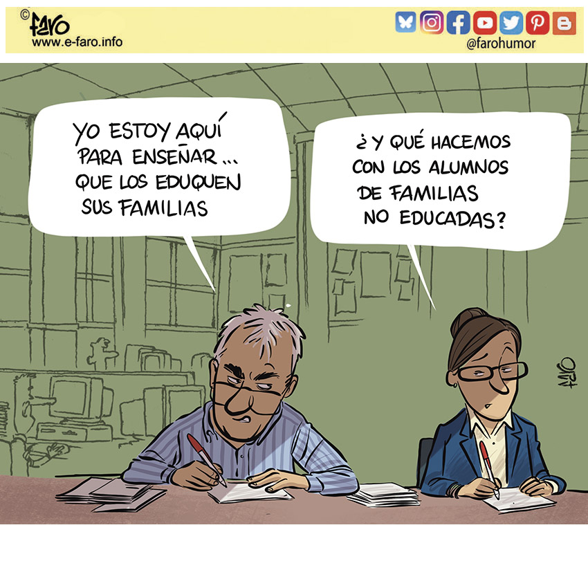 Hay padres y madres rendidos, vencidos. Algunos por problemas mentales o por situaciones económicas tercermundistas o historia personal. Estas familias son incapaces educar a sus hijos. No saben... no lo intentan. Esos hijos los tenemos en el aula. ¿Qué hacemos con ellos?