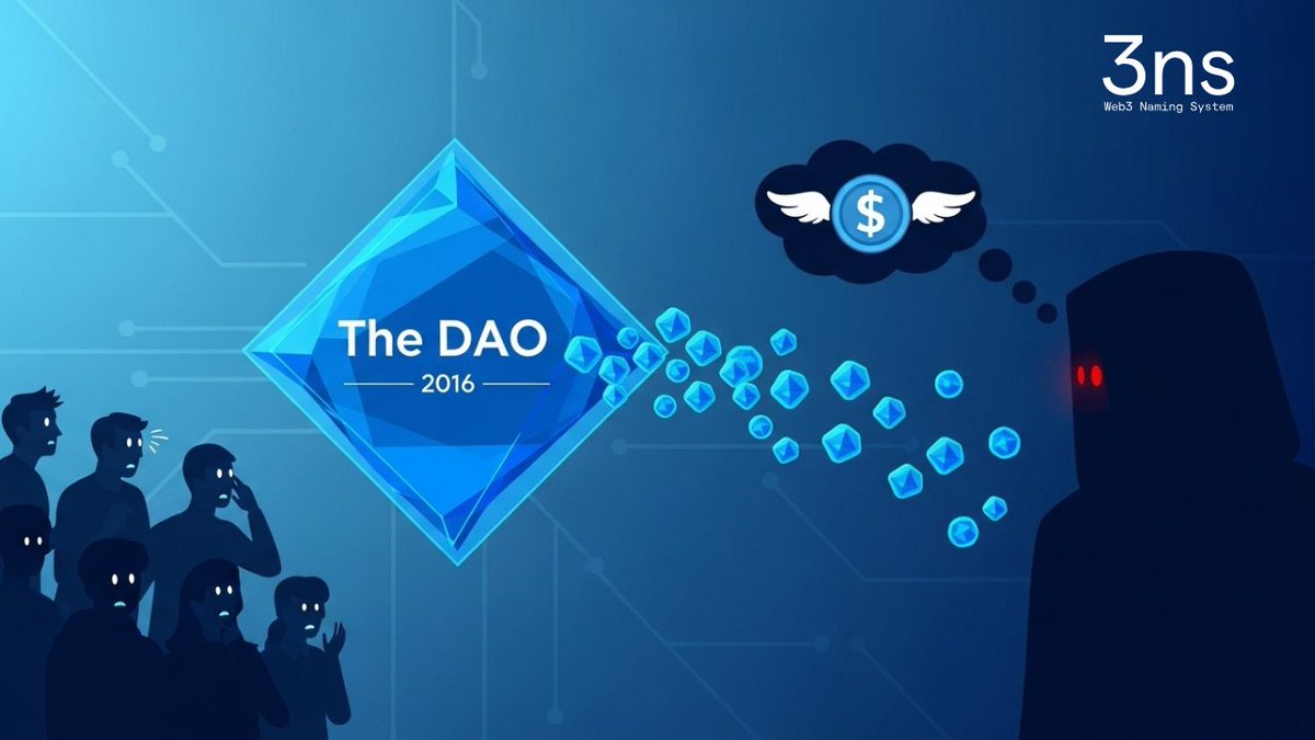 3nsdomains's tweet photo. My AI started generating invoices and suggesting stand-ups with my dog after I asked it to rename a variable.

Power is scary when actions run wild.

In crypto history, look at The DAO hack (2016): a small bug allowed funds to be drained because nobody had strict permission checks or identity control over the smart contract’s agents. Once control was lost, chaos followed.

If your agent messes up or goes rogue, you want it traceable, accountable, and stoppable.

Wrap every action in a .web3 domain:

Permissions become rules, not guesses.
Audits become default, not afterthoughts.

Claim your name early before someone else owns your agent’s identity.