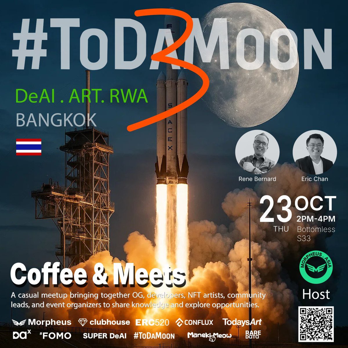 canmasu's tweet image. Sawadee krub CFX! 🇹🇭
@Conflux_Network Thai FAM, let’s #LFG in Bangkok on 23 October — coffee’s on us ☕😉

Congrats CFX listed on @BitkubOfficial 
Claim your spot here 🔗 luma.com/bth5kmrd