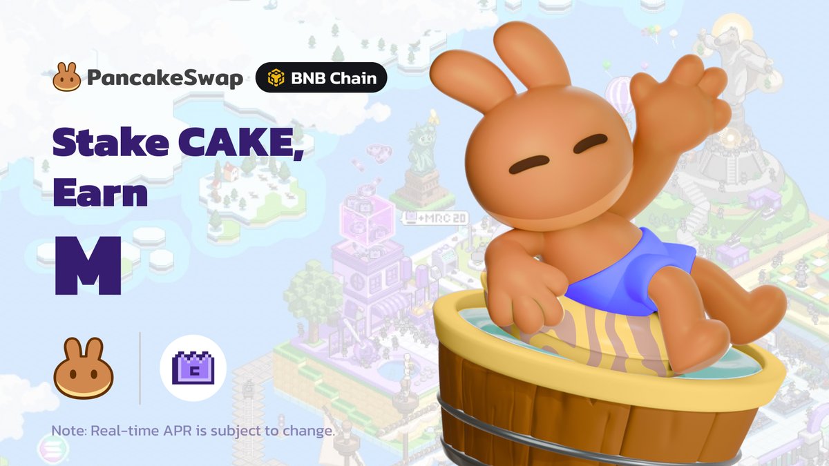 PancakeSwap's tweet image. GMemeCore

New Syrup Pool: $M

Stake your $CAKE and earn $M with @MemeCore_ORG, the Meme President Layer 1, purpose-built for the next generation of memes.

🍯 Dip in: pancakeswap.finance/pools