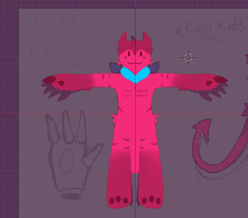 AlexisChaos_'s tweet photo. I love this cool kid model so much bro 😭 I I’m just scared to get into the dang weight painting hsjsjjsjsjs

#c00lkiddforsaken #VRChat #blender #forsaken #roblox https://t.co/ami45W62Iu