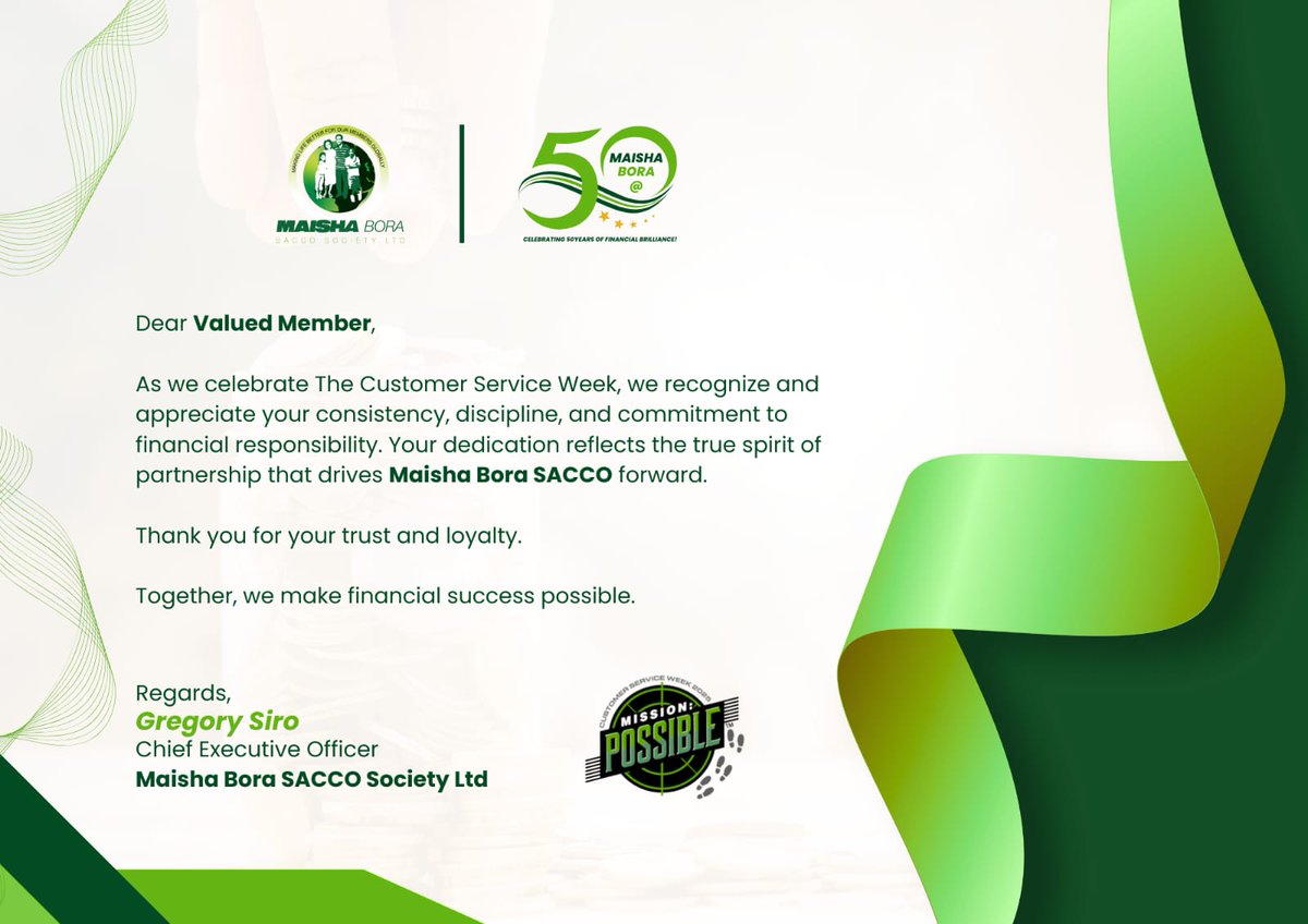 Maisha Bora Sacco tweet media