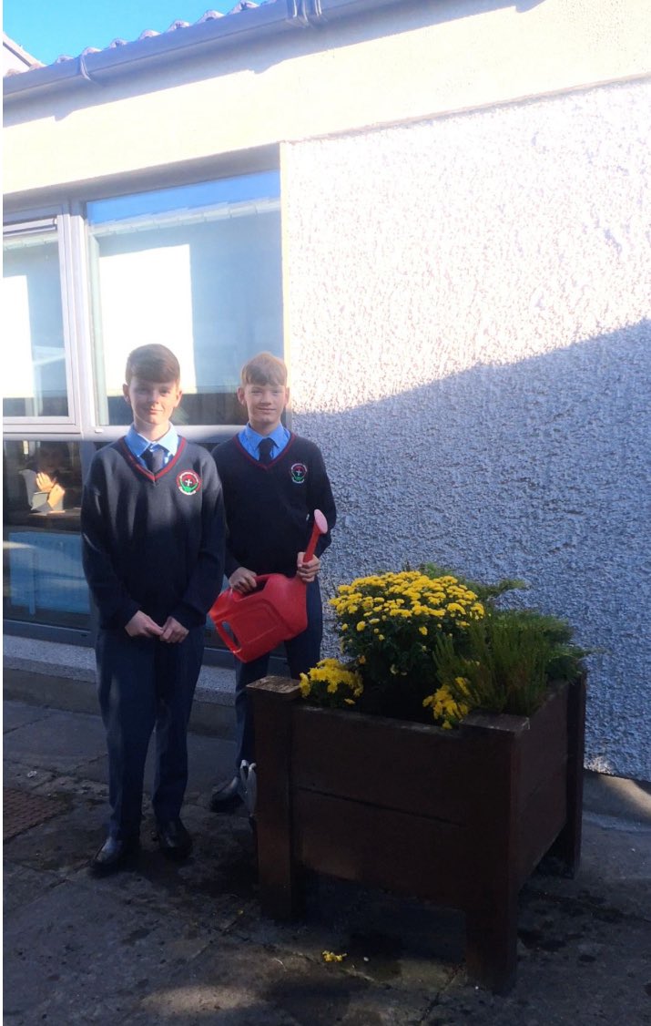 PresGreenSchool's tweet image. 🌟Well done to group of @Pres_Carlow Second Years on weeding and planting in the courtyards either side of the Second Year area. Our environment impacts our #learningandteaching. 🌻@CeistTrust @GreenSchoolsIre 
presentationcollegecarlow.com/Latest-News/Te…