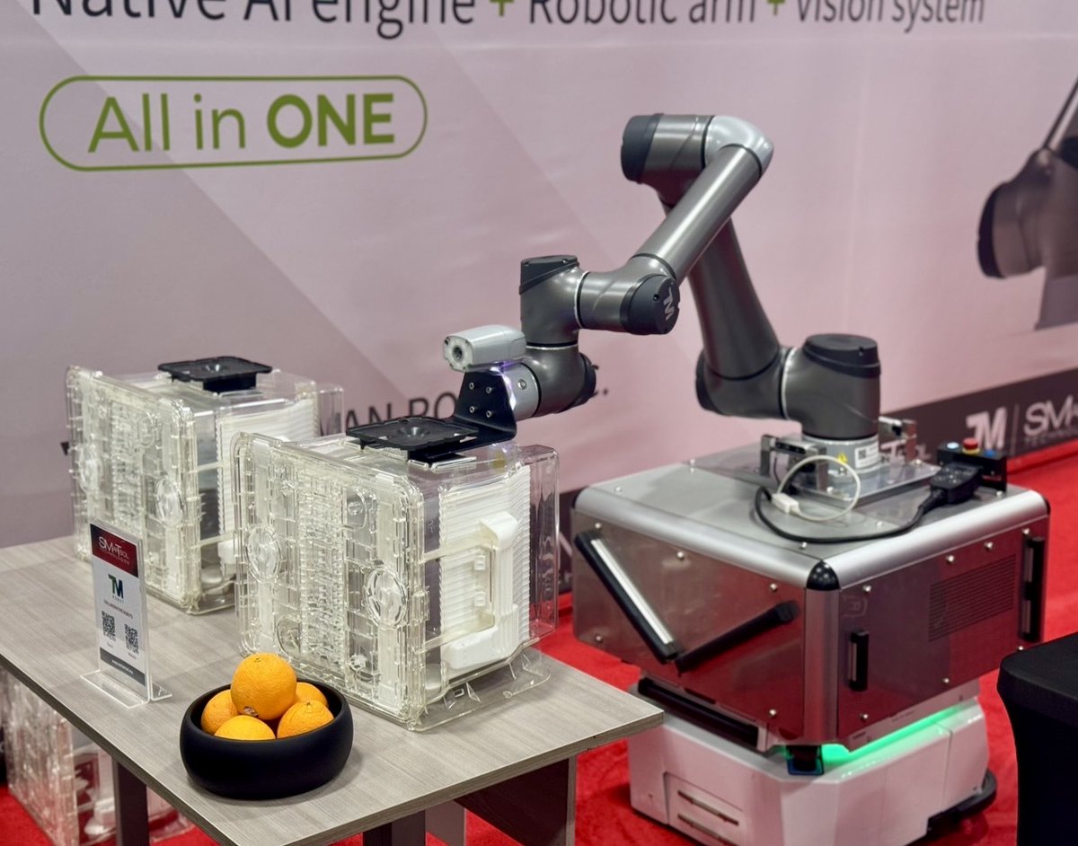 techmanrobot_jp's tweet image. 初めての 主題標籤#SEMICONWEST に参加!💥
さらなる業界拡大に向けて、自動化のエキスパート Smartsol Technologies にぜひお会いください!
#SEMICONWEST2025 #Phoenix #自動化#半導体#TM #テックマンロボット #techmanrobot #AI #TMAICOBOT #flyingtrigger #外観検査 #AMR #AGV