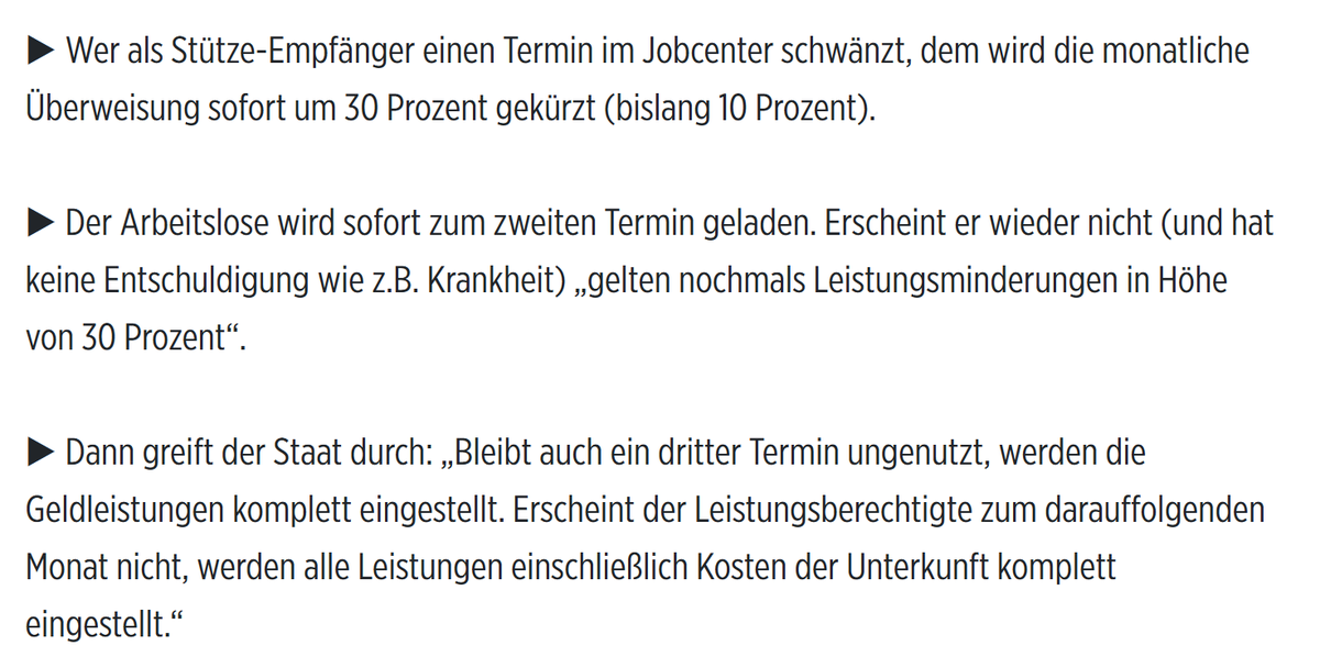 bowclop's tweet image. Gleich mehrfach verfassungswidrig.

Man kann das #Buergergeld nur auf 70% kürzen. Mietzahlungen gar nicht. Das hat das Bundesverfassungsgericht klar gemacht.

Das wird Karlsruhe kippen, noch bevor es eingeführt wird.

Nur feuchte Träume von Merz, Spahn, Linnemann und der SPD (!).