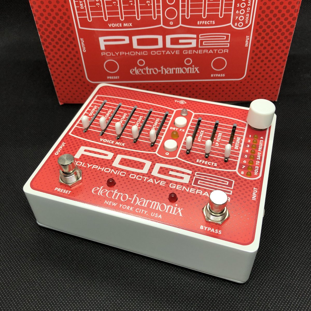 electro-harmonix POG2 ポリフォニックオクターブジェネレータ チバカン楽器 on X: 