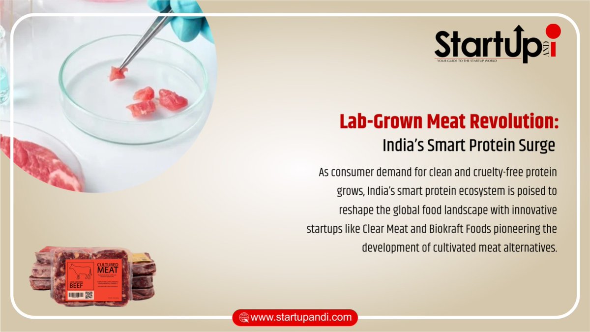 Startup_and_I's tweet image. India’s smart protein ecosystem is revolutionising global food.

Read in detail: linkedin.com/company/104626…

@Kumod2001 @ProfessorRana @rajeevkumar @prabhash @AarohiKeshav1 

#cleanmeat #piyushgoel #PMModi #StartupIndia #startupbihar