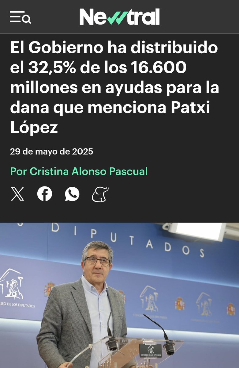 verolaw26's tweet image. No tienes vergüenza.
Se han levantado a pesar d vosotros,q no habéis hecho lo q prometiais:se han repartido el 32%de las ayudas,incluyendo las del Consorcio de Seguros,q no son ayudas públicas directas.
Y mientras,el #Psoe de Paiporta subiéndose el sueldo y reclamándoles el IBI