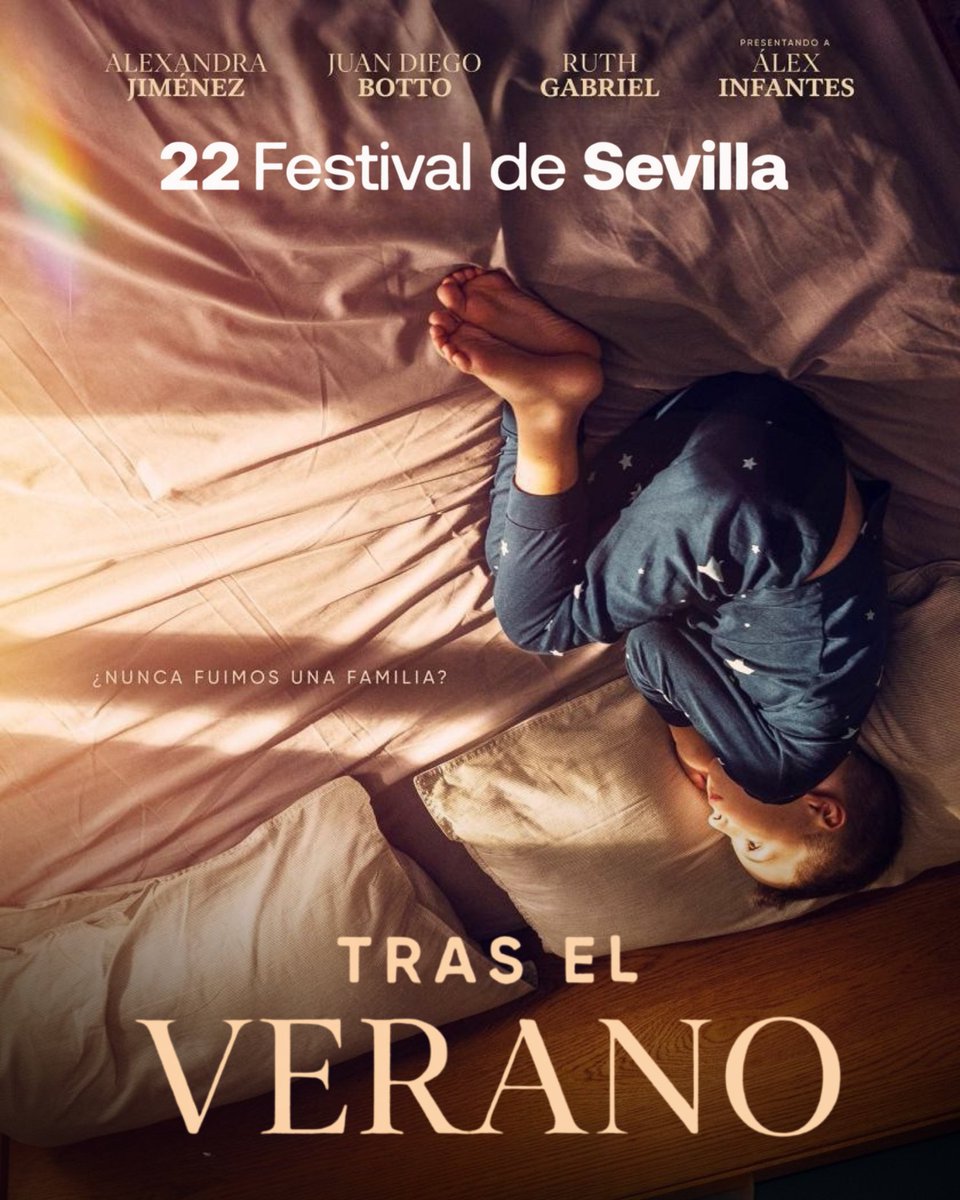 Cine Andaluz en #22festivalsevilla 
'Tras el verano’
dirigida por Yolanda Centeno en Sec Panorama Andaluz 
Drama familiar que entra en los conflictos sentimentales de las separaciones
Un elenco con Juan Diego Botto, Alexandra Jiménez y Ruth Gabriel 
<a href="/AralanFilms/">Áralan Films</a>
<a href="/festivalsevilla/">Festival Sevilla</a>