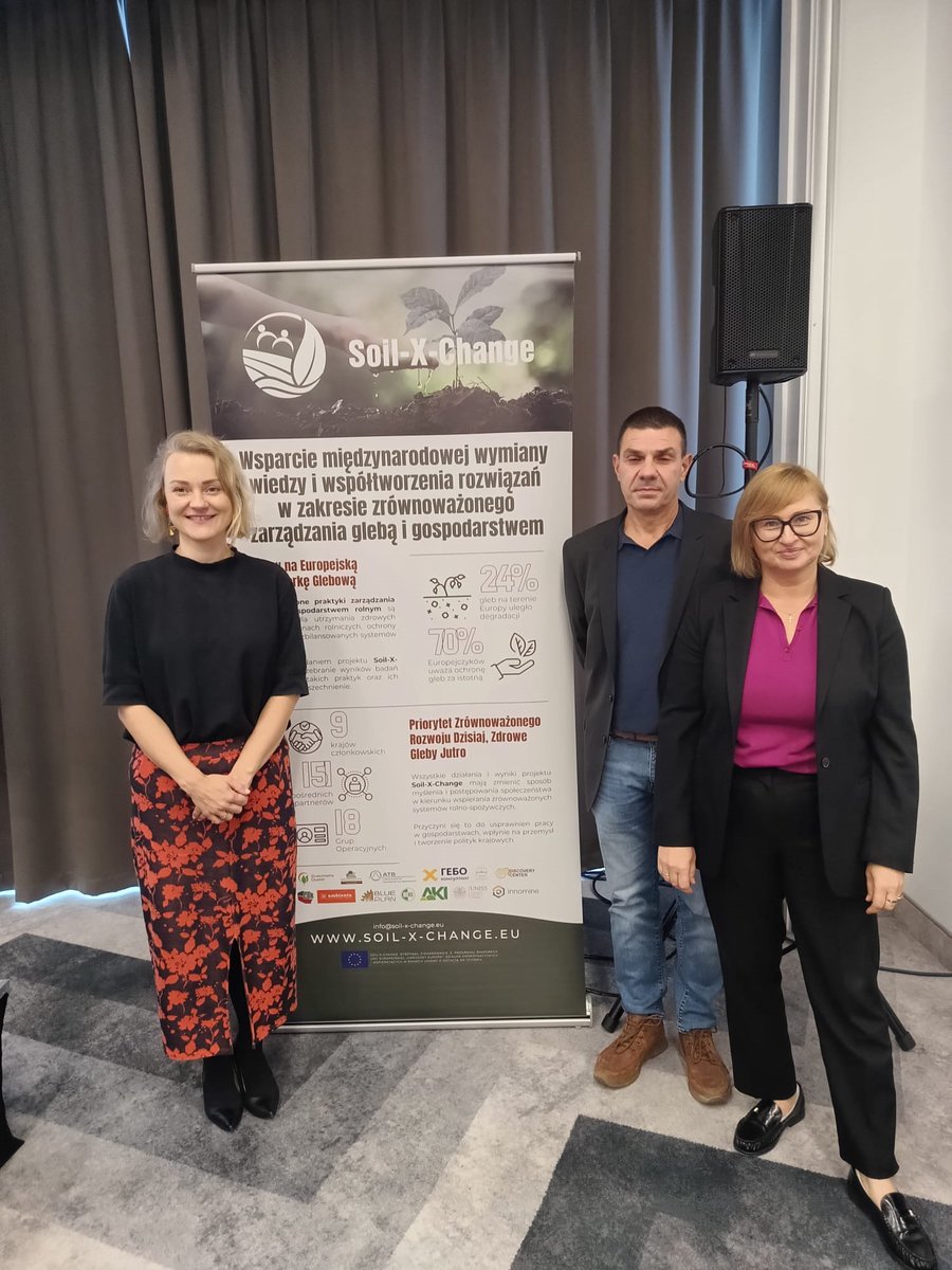 soilxchange's tweet image. 🌱On 16-17 Sep our 🇵🇱 partner #CDR presented #SoilXChange insights &amp;amp; future #OGs at their annual Congress in Wrocław &quot;Support for the implementation of Intervention 13.5 – GOEPI projects as a path to agricultural development&quot; with 150 participants — from farmers to policymakers!