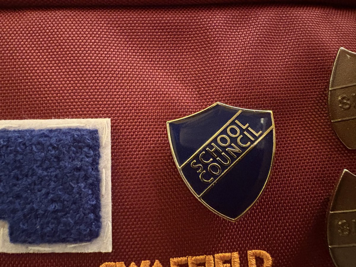 <a href="/SchoolBadgesUK/">School Badges UK</a> my boy is very proud to have received this signing new piece of treasure!!