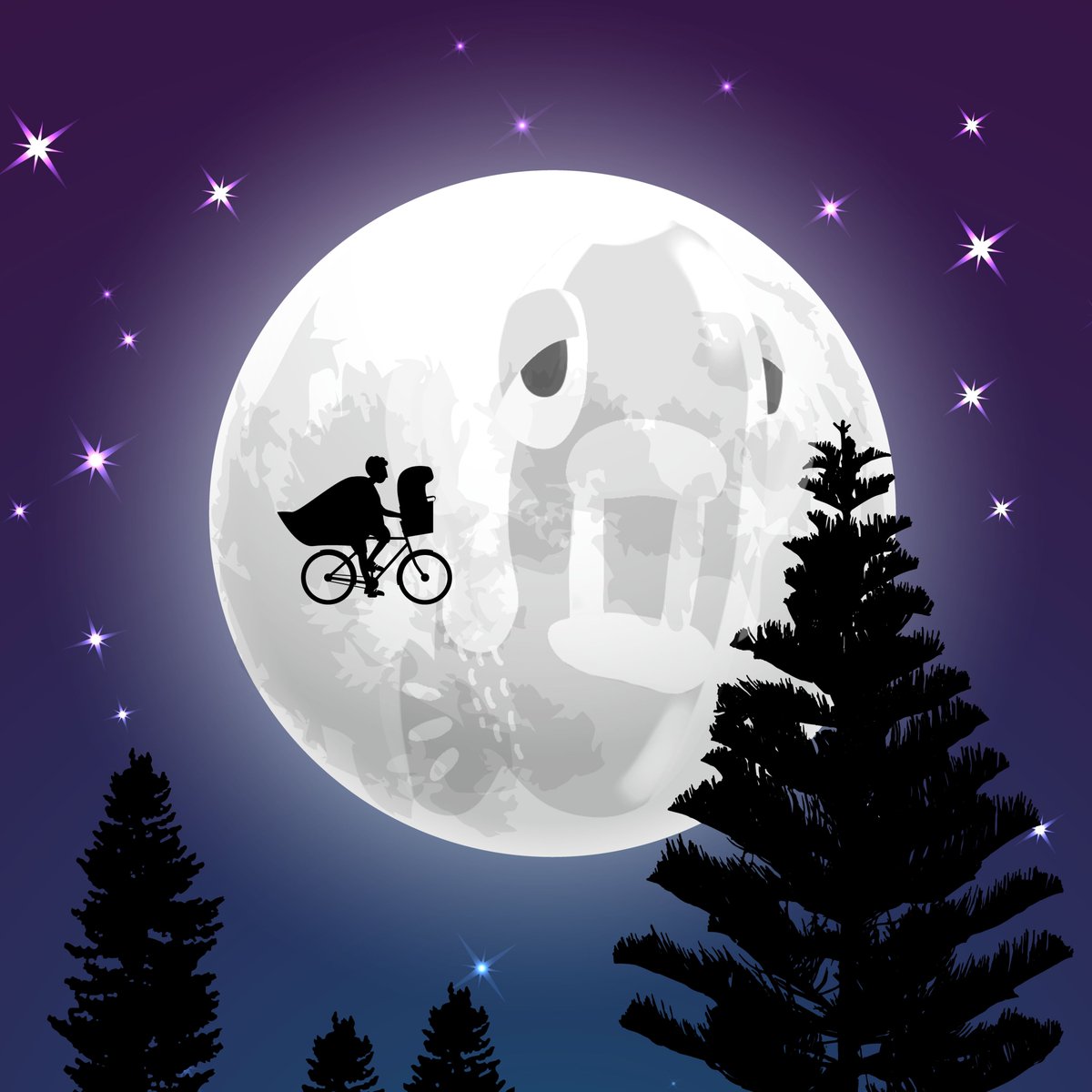 自作絵画「midnight dream」 自作絵画「midnight dream」