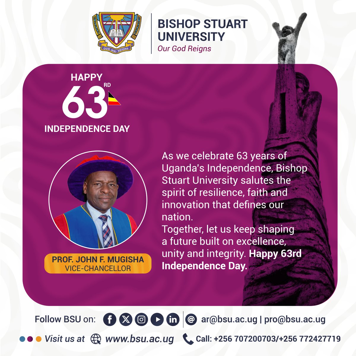Bishop Stuart University tweet media