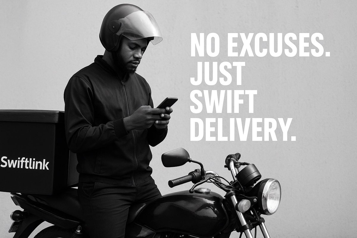 swiftlink01's tweet image. After buying, your customers deserve better. Not excuses for late delivery. 
That’s why Swiftlink exists, to make sure your deliveries meet your promises.
From pickups to drop-offs, we handle it all for you while you focus on sales.
We offer swift service within Ilorin. 
DM
