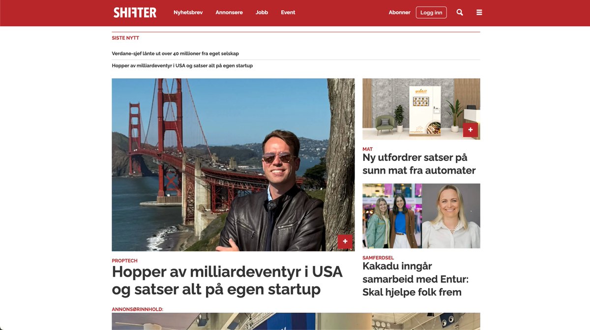 kristianeboe's tweet image. Not every day you wake up and find yourself on the front page 🗞️

After a year with @wordware of @ycombinator, 30M USD🌱, I left to build @use_homi — bringing order, collaboration, and a bit of sanity to the home-buying process 🏡

#startup #proptech #ai #founderjourney #homi