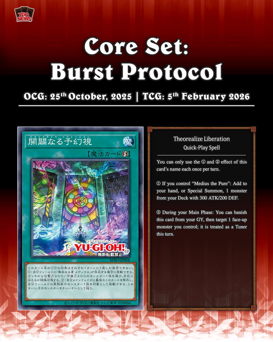 The upcoming core set Burst Protocol just  revealed a new archetype Elvennotes  Elvennotes ~Oracle Alicetea~   Elvennotes ~Maddening Rhapsodia~  DoomZ Changer  Theorealize  Liberation Translation ...