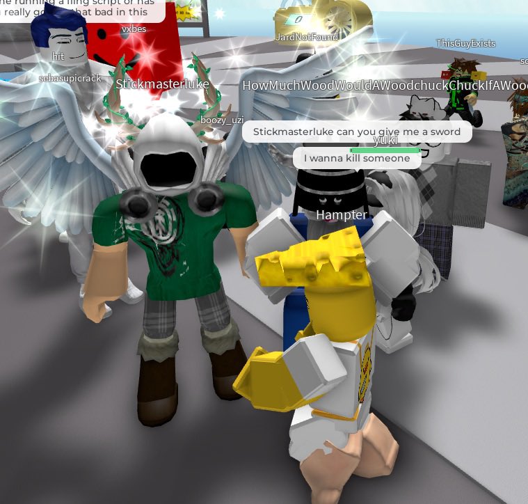 Cadddy_'s tweet photo. @stickmasterluke nearly one year ago I met you in your own game such a surreal moment https://t.co/MMeb90eImy