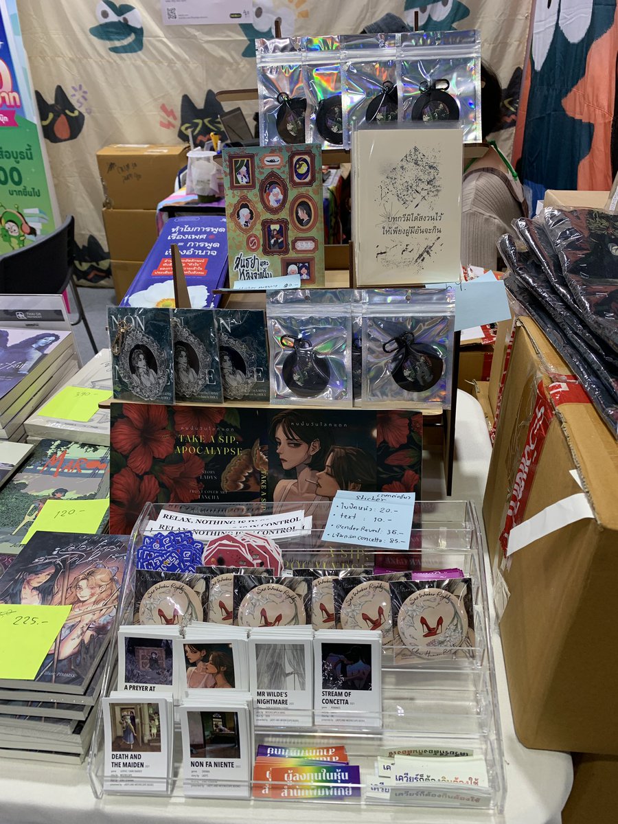 LadysMoonscape's tweet image. K16 Ladys &amp;amp; Moonscape พร้อมค่ะ! 🌟

มหกรรมหนังสือระดับชาติ ครั้งที่ 30
9-19 ต.ค. 68 | 10.00-21.00 น.
ฮอลล์ 5-7 ชั้น LG ศูนย์ฯ สิริกิติ์
#งานหนังสือ68 #ThaiBookFair2025 #ลาดิดและมูนสเคป