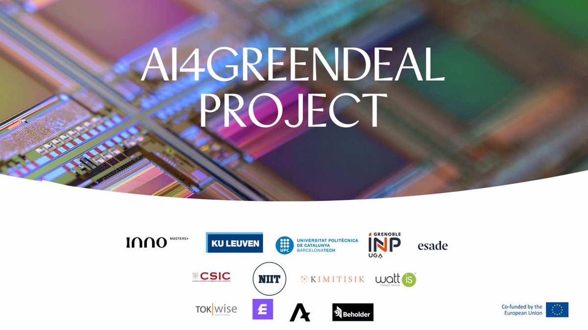 Kicking off #AI4GREENDEAL today! 🚀 To co-create a Double Degree Master’s in Advanced Energy Systems &amp; AI.  Bridging the gaps for the green energy &amp; digital transition to drive innovation for sustainable energy in Europe. 🌍🤖