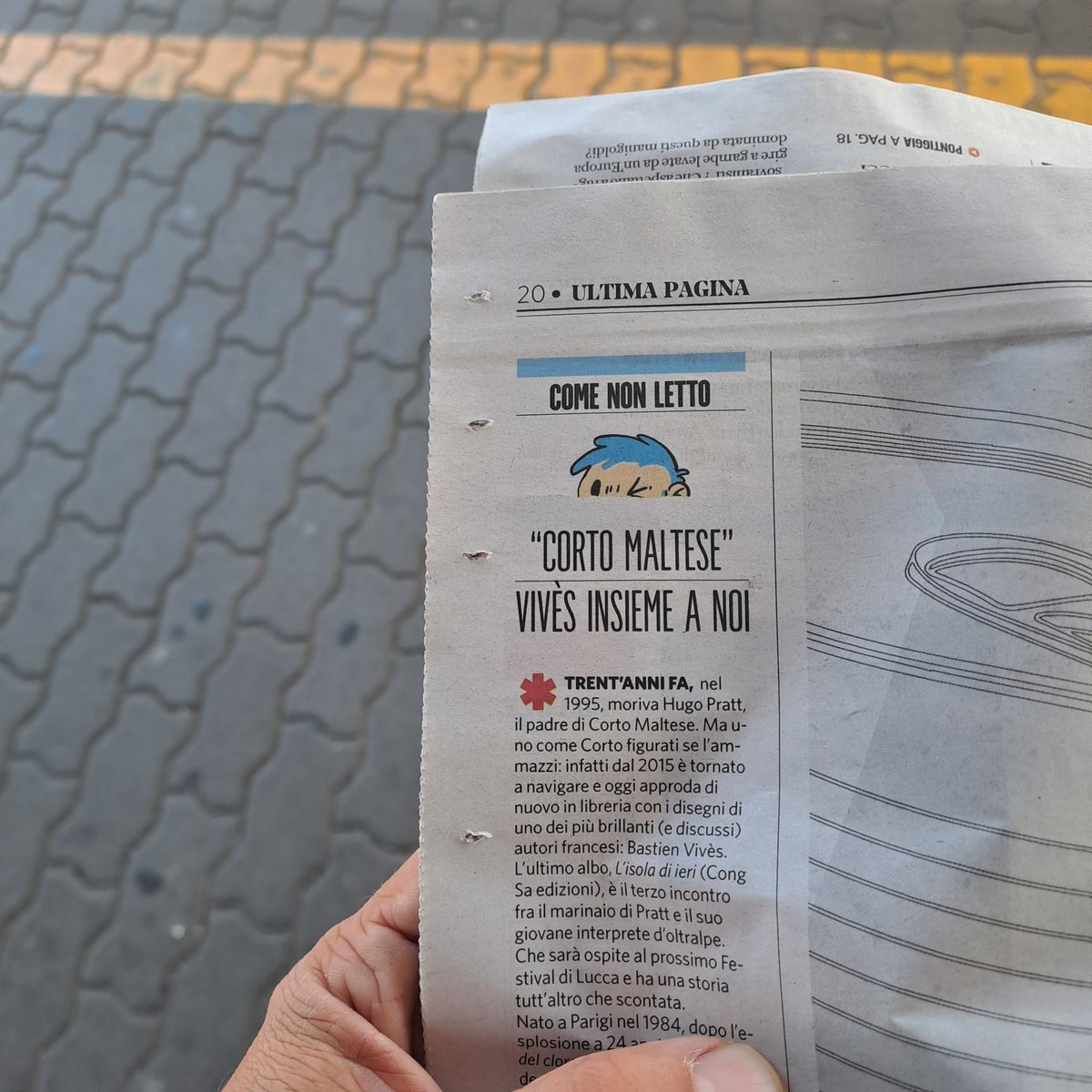 Oggi, giovedì 9 ottobre, su Il Fatto Quotidiano c’è “Come non letto”, la mia rubrica che racconta l'attualità attraverso il fumetto. La trovate in edicola ogni settimana, in controcopertina, alle spalle di sua editorialità.