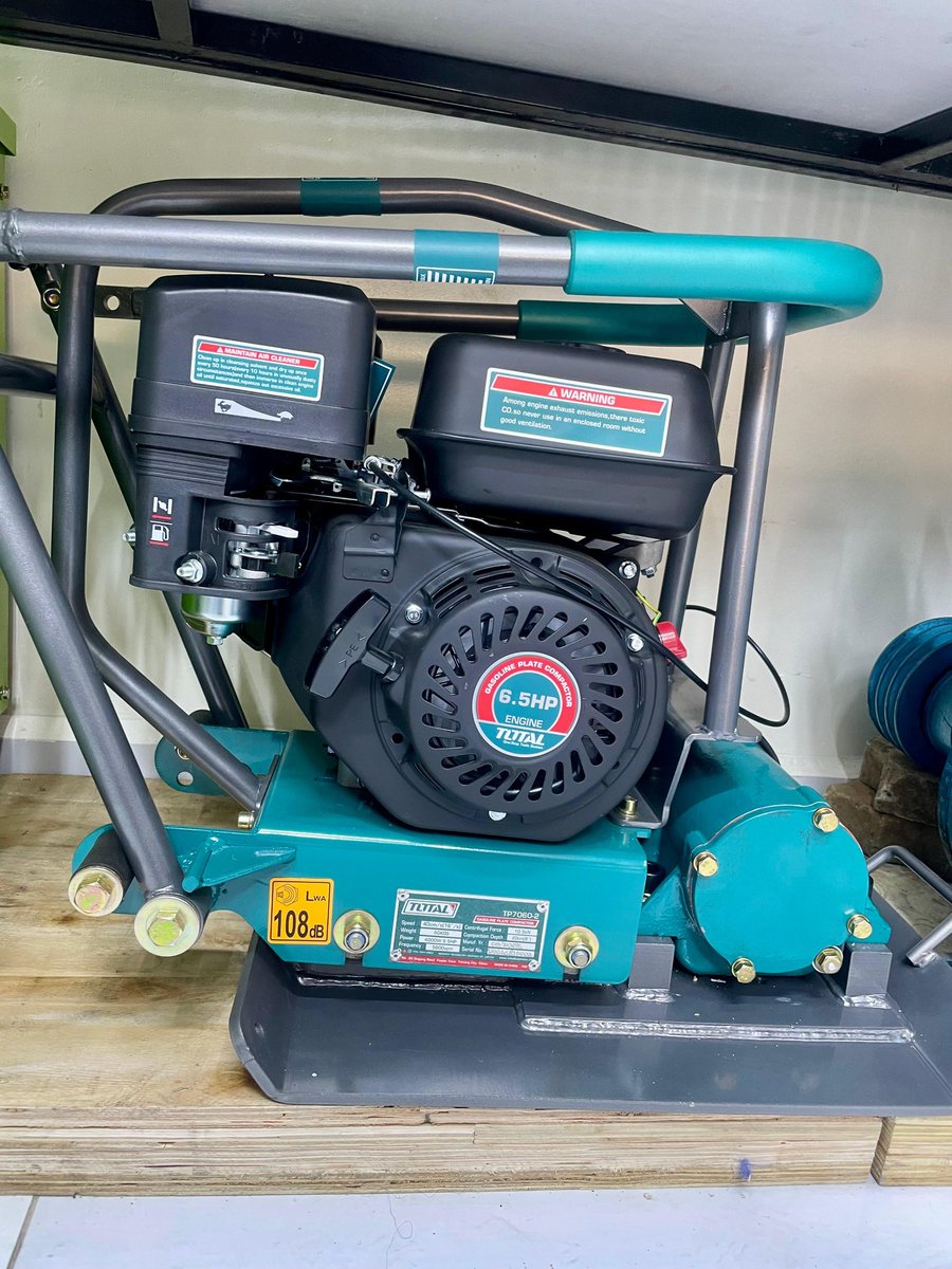 AllTools_KE's tweet image. Total gasoline plate compactor

powered by a 6.5Hp engine
5600vpm
10.5kN
20cm compaction depth
🛒alltoolsandmachinery.co.ke
☎️0745122627/0745122618
#mjengo #compactor #total #alltoolsandmachinery