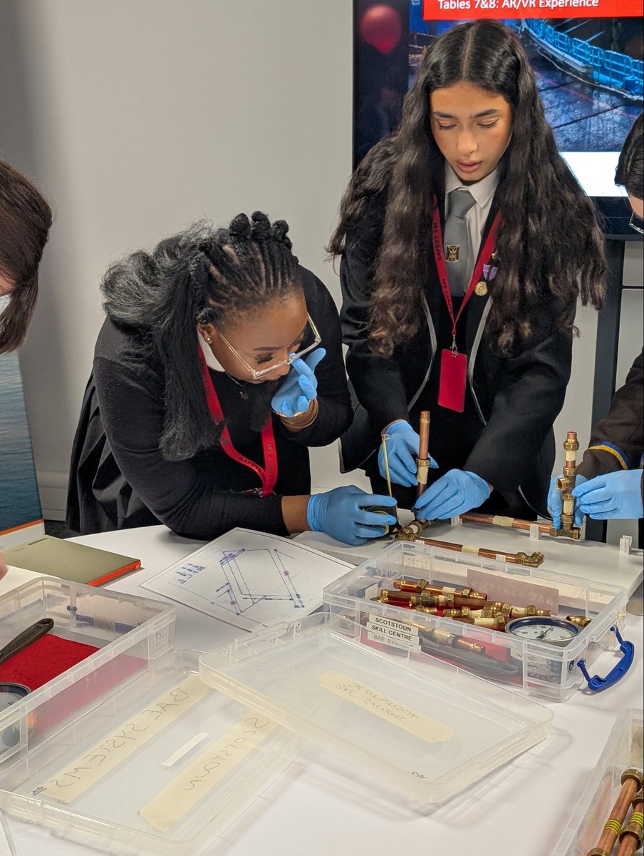 Our S6 STEM pupils had an inspiring visit to BAE Systems 🚀 Networking with engineers, exploring opportunities, and finishing with a well-earned afternoon tea 👩‍🔬👨‍🔬 #STEM  <a href="/MrsFarrellDHT/">Mrs Farrell STA</a> <a href="/StThomasAqSec/">St Thomas Aquinas</a>