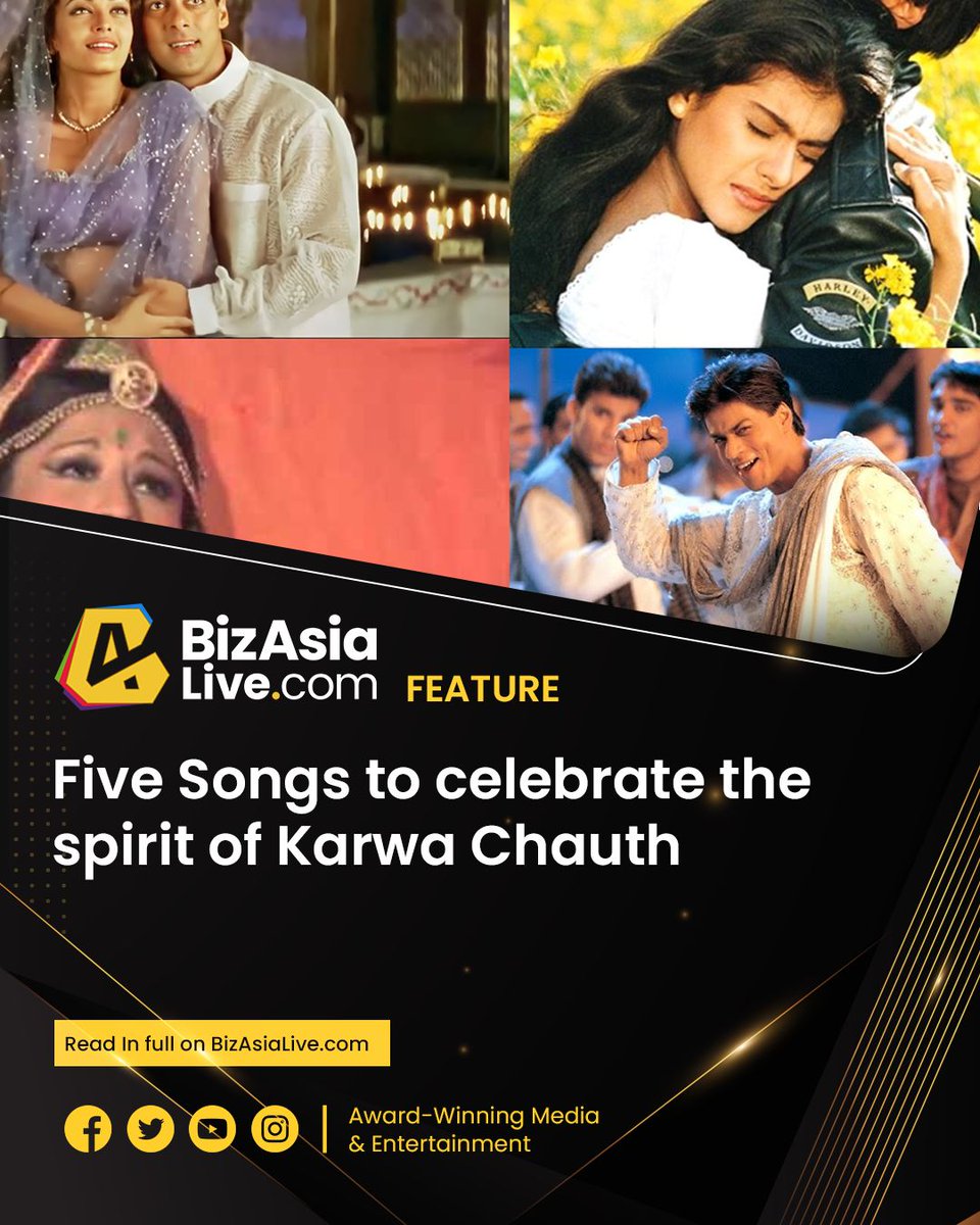 BizAsiaLive's tweet photo. #SpecialFeature | Five Songs to celebrate the spirit of #KarwaChauth
▶ Read here: https://t.co/g7m4nfSxT5 https://t.co/MsHiqTrxiq