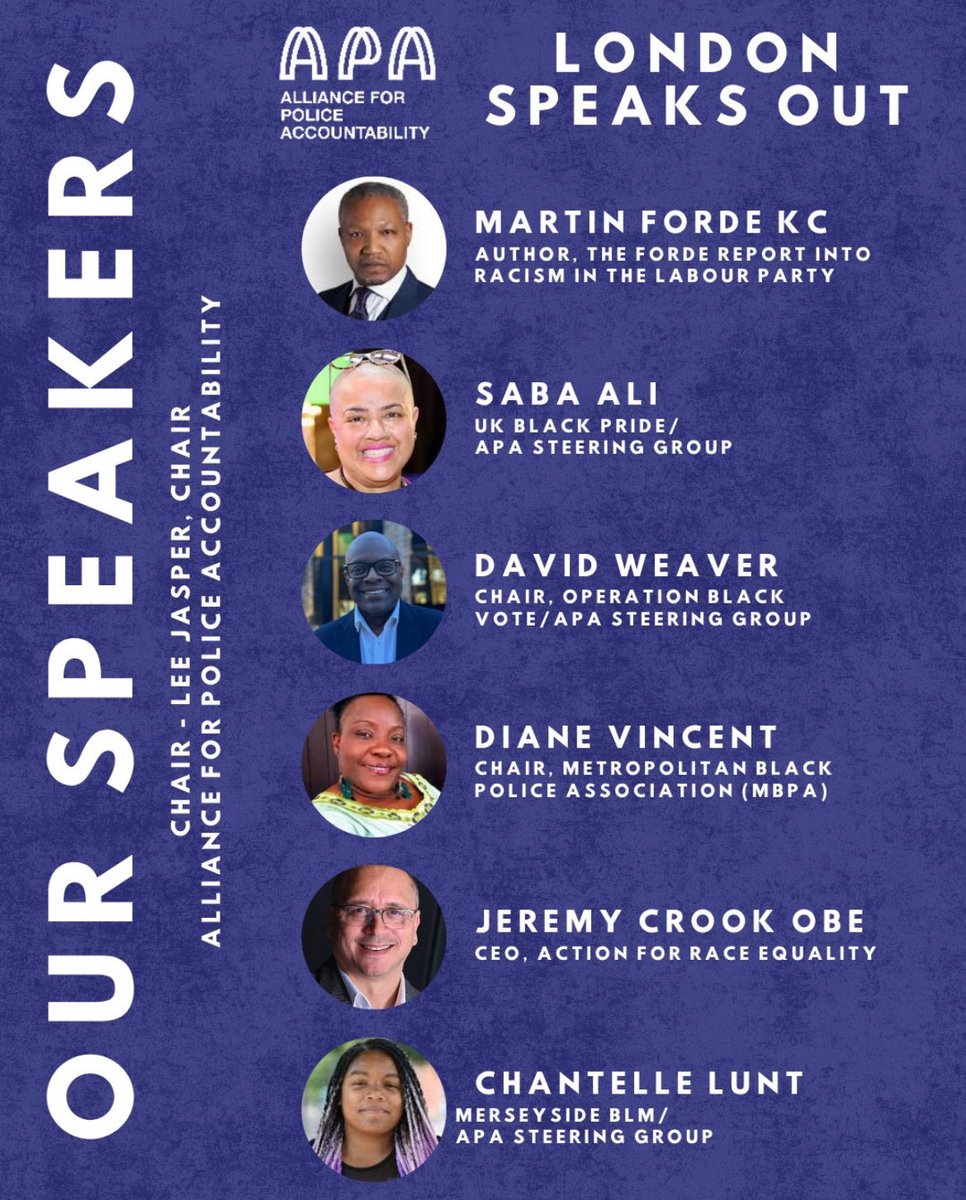 Tonight - earlier start time - now 7pm due to popular demand.

Book here and join the call for the radical anti racist transformation of the Met. 

<a href="/BlackEquityOrg/">BlackEquityOrg</a> <a href="/OpBlackVote/">Operation Black Vote</a> <a href="/NBPAUK/">NBPA</a> <a href="/AREtweets_/">Action for Race Equality</a> <a href="/MothinAli/">Mothin Ali</a> <a href="/LabourMarina/">Marina Ahmad AM</a> 
eventbrite.com/e/undercover-i… #CharingCross #MetPoliceRacism