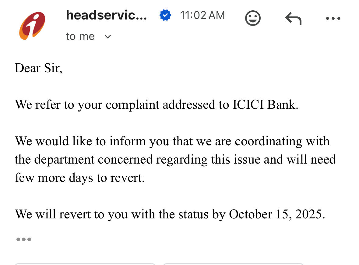 AgarwallaRonak's tweet image. #shameless #unprofessional bank @ICICIBank @ICICIBank_Care doesn’t care, giving a new date of resolution again today rather than reversing my payment @bankofbaroda @RBI ICICI BANK IS HARASSING ME SINCE 2 months. PLEASE HELP @dna @firstpost @ndtv @narendramodi @assampolice