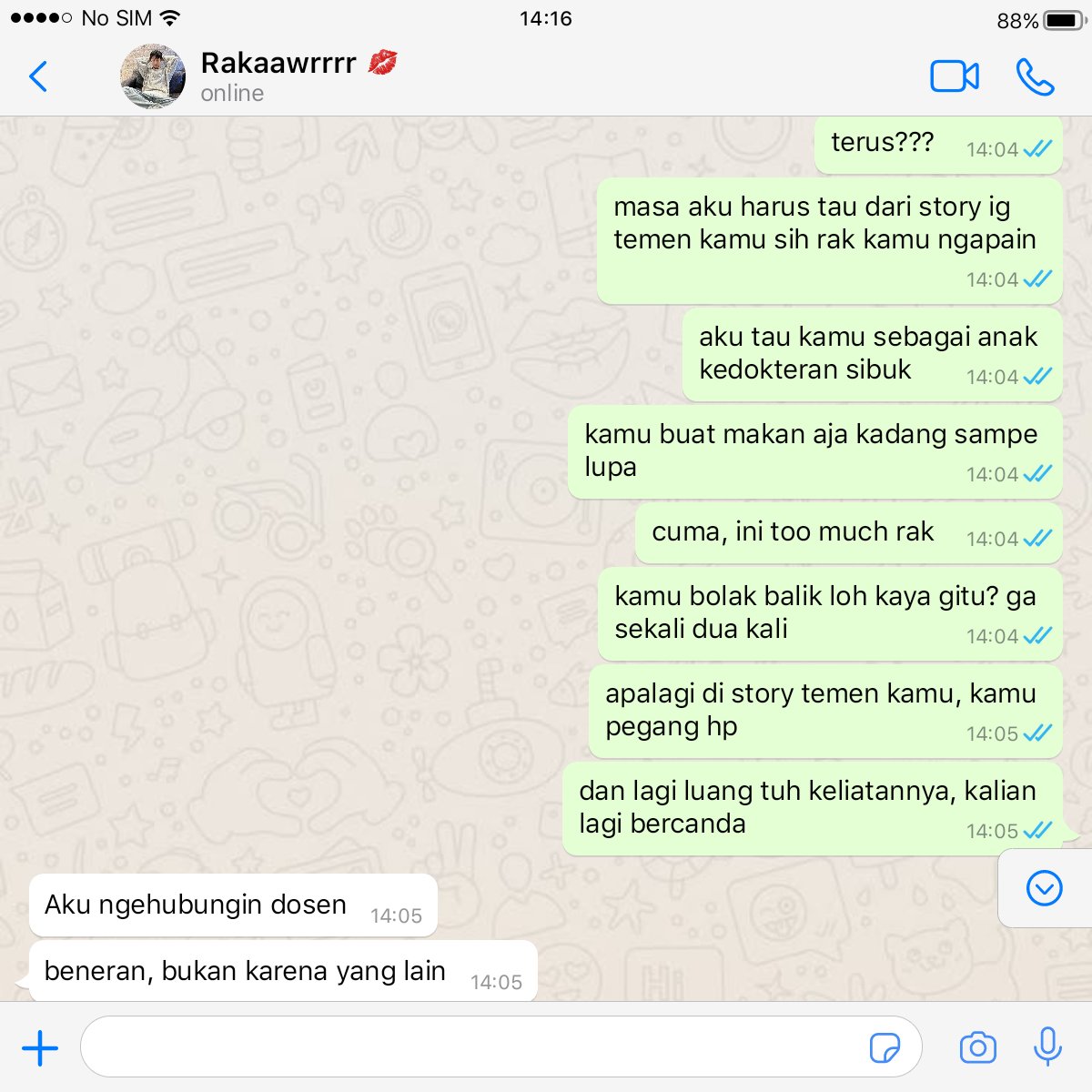Doryy23's tweet image. ; Ngomel perkara kabar [Few Tweets AU] 

#RakaAlifia #TheNightWeMet