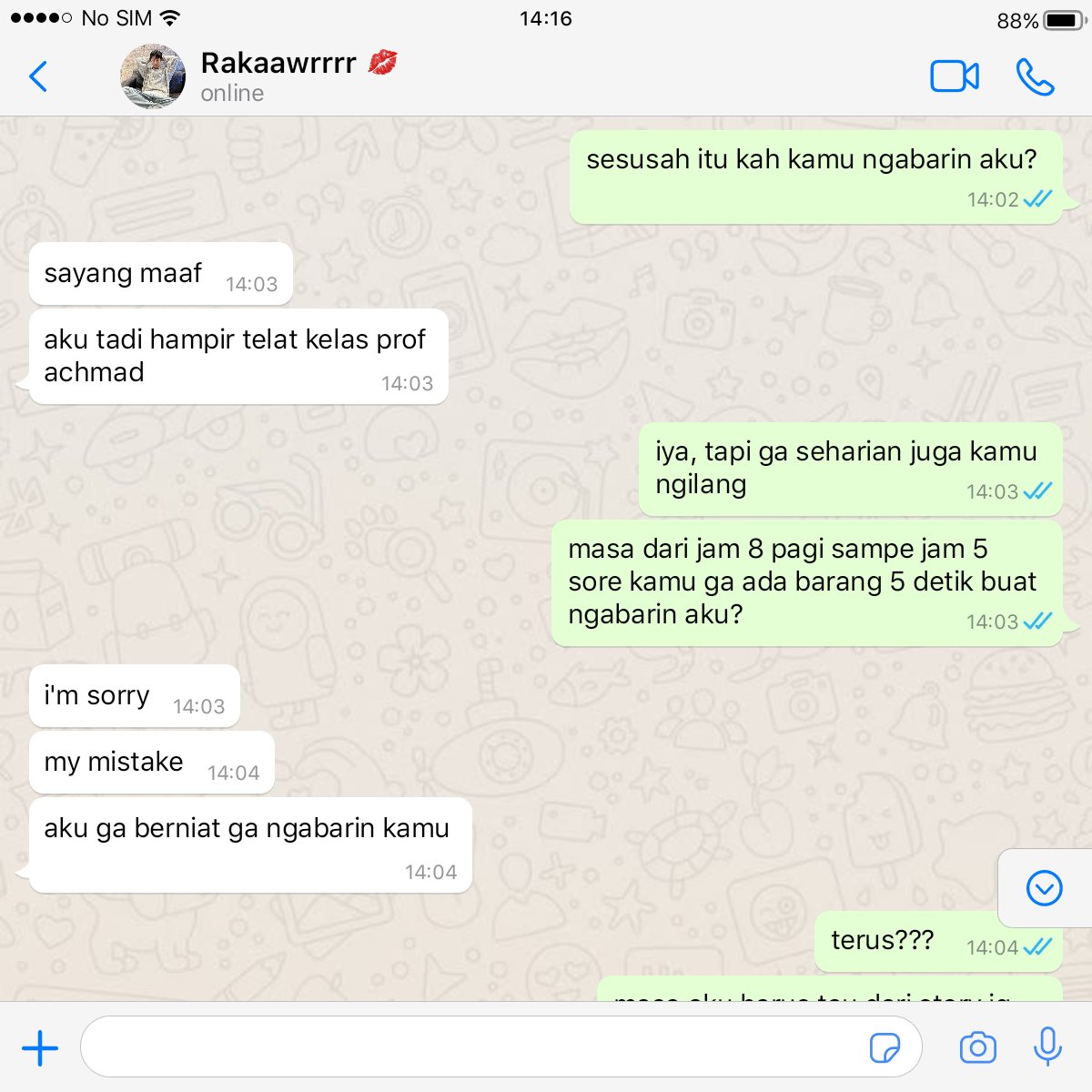 Doryy23's tweet image. ; Ngomel perkara kabar [Few Tweets AU] 

#RakaAlifia #TheNightWeMet