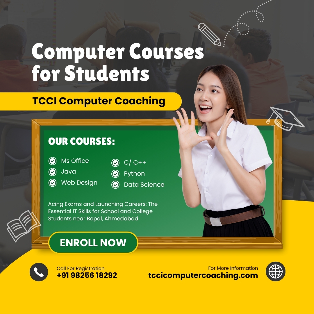 tccicomputer's tweet image. TCCI Bopal offers the best computer courses for students (school to college). Master Python, C++, and MS Office with expert faculty and a hands-on approach.

👉tccicomputercoaching.wordpress.com/2025/10/09/bes…

#StudentSuccess #TCCIComputerCoaching #CodingForFuture #Ahmedabad #ExamReady #ITCareerStart