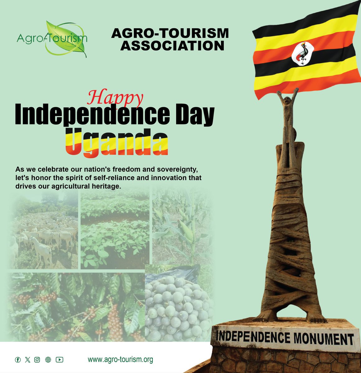 Happy Independence Day, Uganda!

#UGAt63