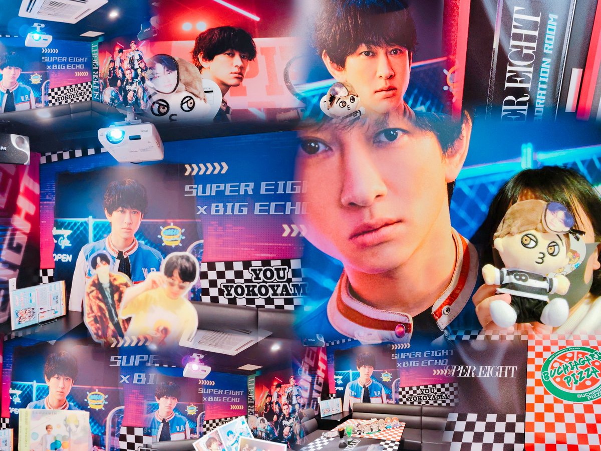 kimikun5981's tweet image. 念願のコラボルーム行けて幸せでした💞💞最高な空間でした❤︎٩(〃._.〃)ว