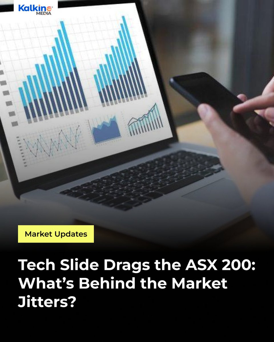 kalkineau's tweet image. 🧠 Tech weakness drags the ASX 200 lower as investors rotate into defensive and resource stocks. 
zurl.co/NZkh8
 
#ASX200 #TechSlide #MarketSentiment #Investing