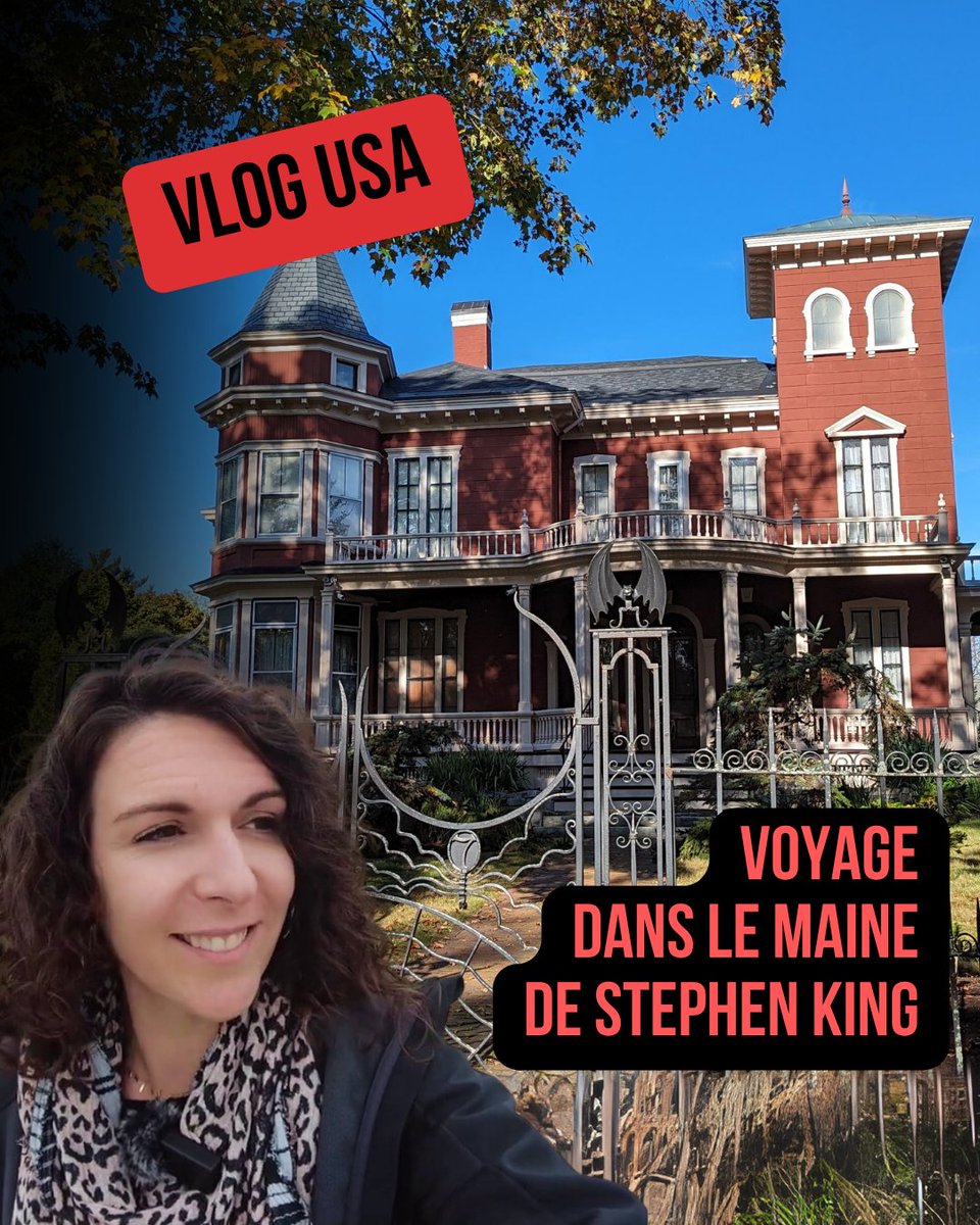 🍂 Déjà deux ans depuis mon voyage aux États-Unis sur les traces de Stephen King !

(Re)plongez dans ces lieux emblématiques :
📍Massachusetts : youtu.be/ZRlf7WEMcXE?si…
📍Maine : youtu.be/5lHGnNtqhfs?si…
✈️ Guide complet : sking.fr/GuideVoyage