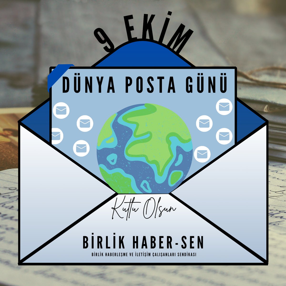 9 Ekim Dünya Posta Günü Kutlu Olsun📨

Dünya Posta Günü vesilesiyle, gece gündüz demeden özveriyle çalışan ve mektuplarımızı, gönderilerimizi büyük bir titizlikle zamanında ulaştıran tüm PTT çalışanlarına gönülden teşekkür ediyoruz.

#Posta #PTT #DünyaPostaGünü