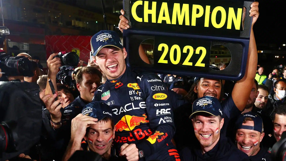 #F1 #OnThisDay, October 9th 2022. A <a href="/redbullracing/">Oracle Red Bull Racing</a> 1-2 at <a href="/suzuka_event/">鈴鹿サーキット Suzuka Circuit</a> after polesitter <a href="/Max33Verstappen/">Max Verstappen</a> won the #JapaneseGP (and his 2nd WDC), some 27 seconds ahead of <a href="/SChecoPerez/">Sergio Pérez</a> . <a href="/Charles_Leclerc/">Charles Leclerc</a> (<a href="/ScuderiaFerrari/">Scuderia Ferrari HP</a> ) took 3rd. youtube.com/watch?v=0J7cmh… #MsportXtra <a href="/UnracedF1/">UnracedF1</a>